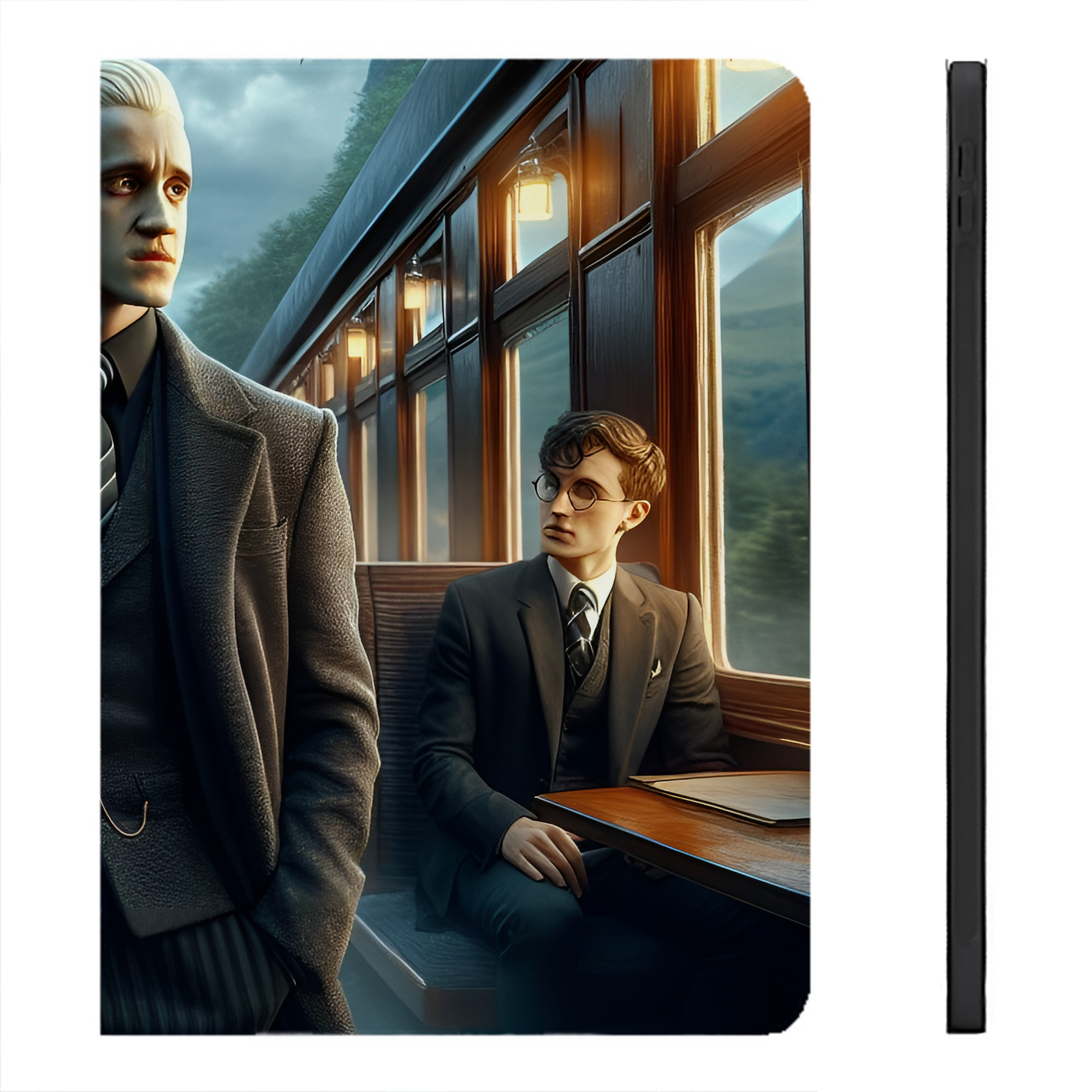 （画像用） Harry Potter ハリー・ポッターシリーズ IPadケース ペンホルダー付き ブックスタイルデザイン